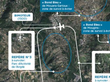 Restrictions pistes Aéroport Cannes
